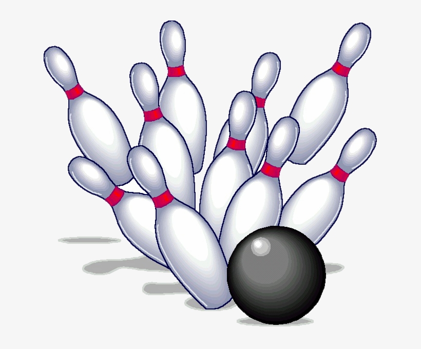 Bowling Clipart Bowling Tournament - Bowling Pins And Ball, transparent png download