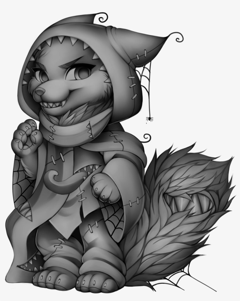 Spooky Fox Base - Spooky Fox Furvilla Base, transparent png download