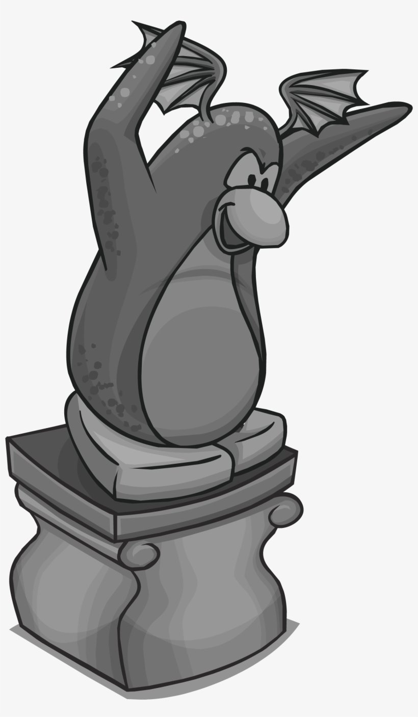 Spooky Penguin Statue Sprite 011 - Statue Sprite, transparent png download