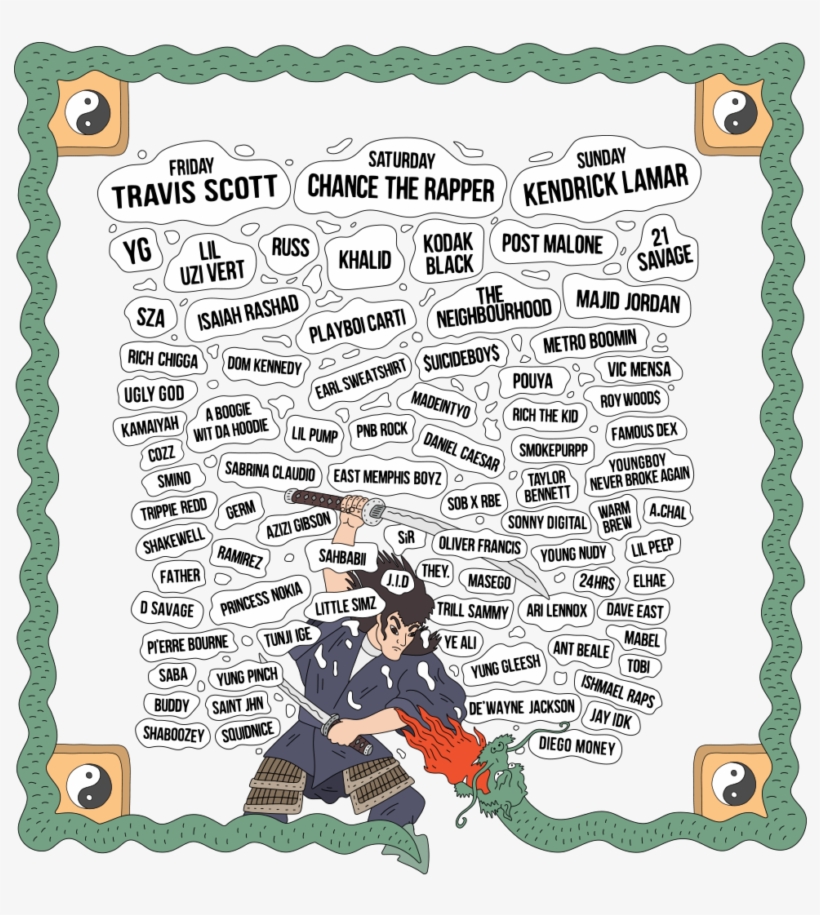Day N' Night Fest, The All Ages Music Extravaganza - Day And Night Festival 2017 Lineup, transparent png download