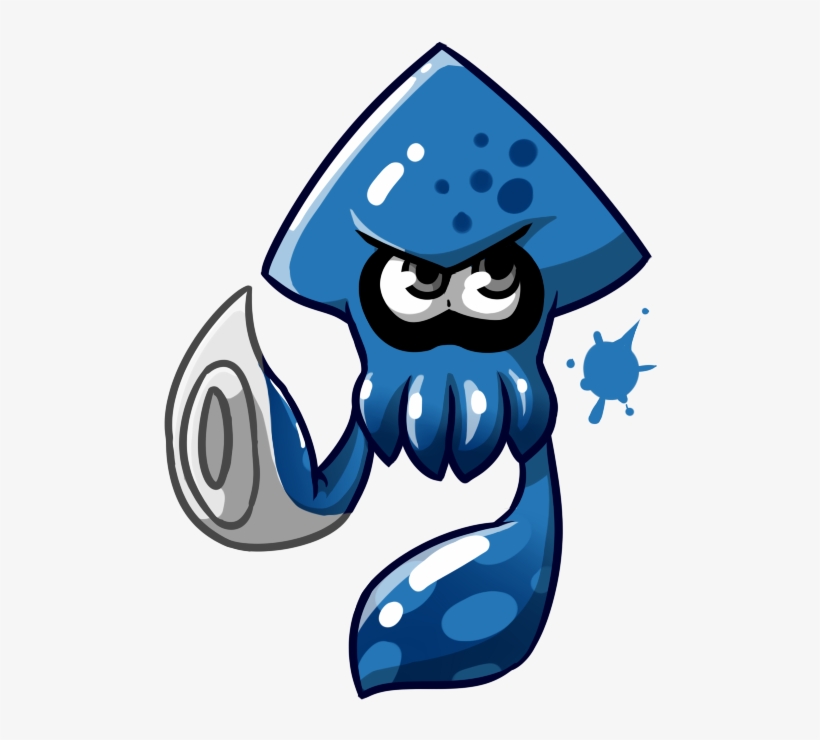 File History - Splatoon 2 Squid Drawing, transparent png download