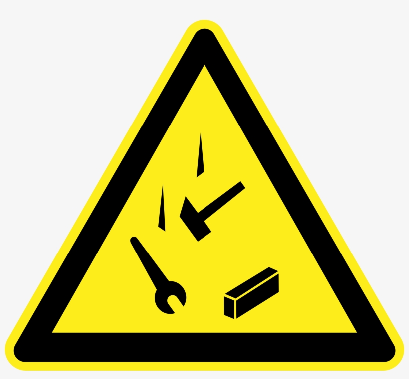 This Free Icons Png Design Of Danger Falling Objects, transparent png download