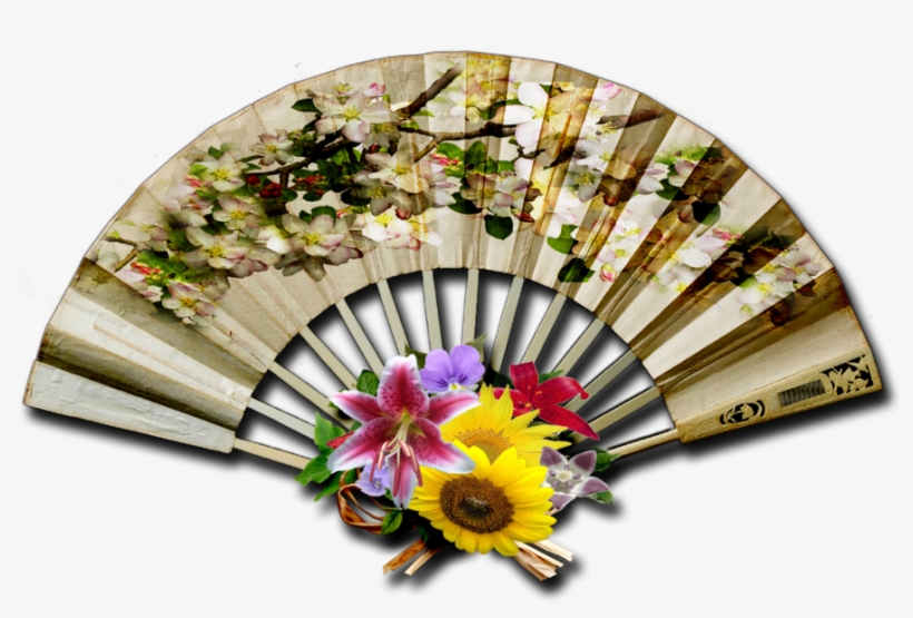 Vintage Objects Png Picture - Japanese Fan, transparent png download