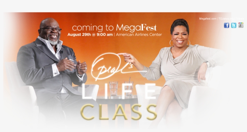 Oprah To Visit Dallas For Life Class Taping On August - Oprah Winfrey, transparent png download