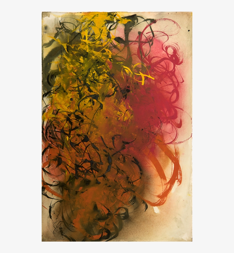 Organic Fusion, 2016, Watercolor On Paper, 23" X 15" - Modern Art, transparent png download