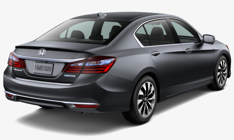 2017 Honda Accord Hybrid Rear Angle - Honda Accord, transparent png download