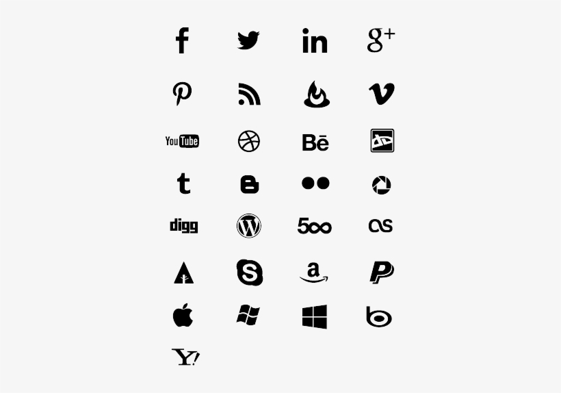 Social Icons Vector Png - Social Icon Vector Png, transparent png download