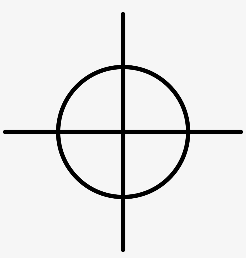Crosshair Objectives Sightings - Transparent Crosshair Png, transparent png download