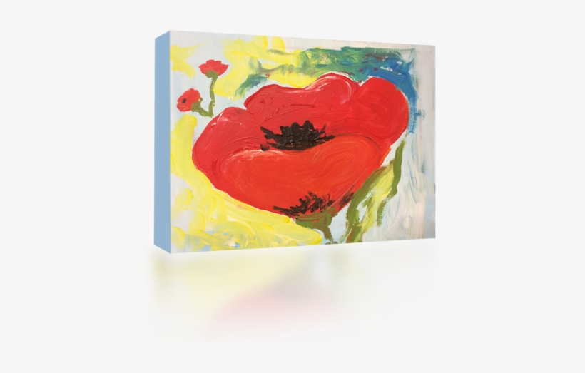 Single Poppy - Oriental Poppy, transparent png download