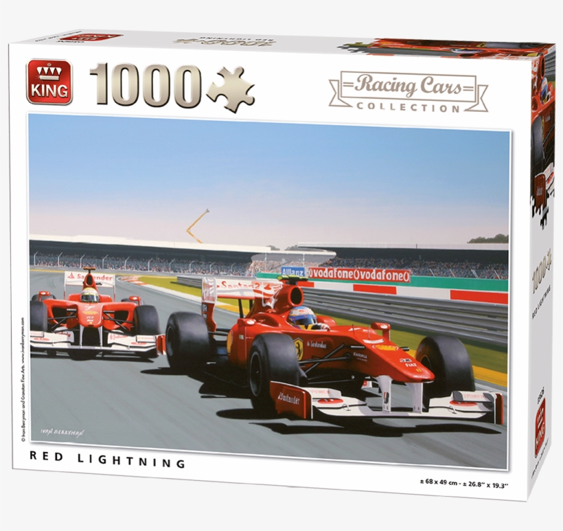Generic 1000pcs Red Lightning - King Red Lightning 1000 Piece Jigsaw Puzzle, transparent png download