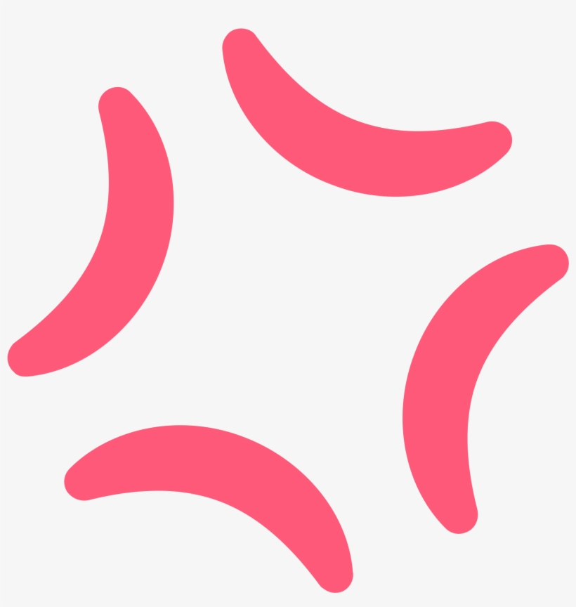 Open - 💢 Emoji, transparent png download