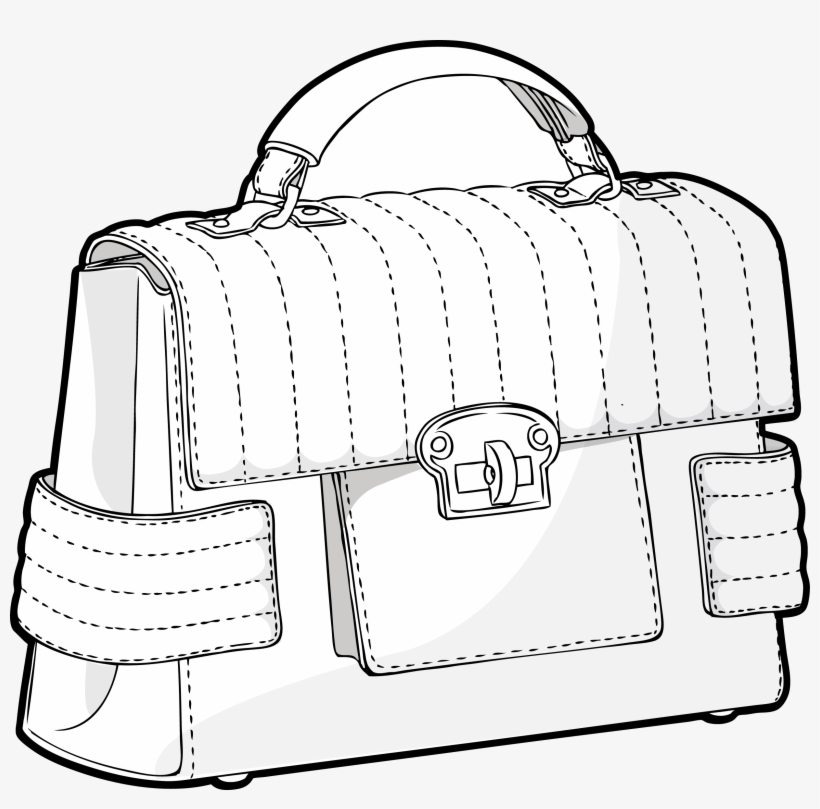 Padding Bag / Nani Coldine In Zusammenarbeit Mit Dmi - Bags Line Art, transparent png download