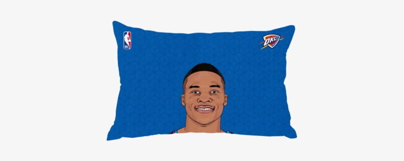 Russell Westbrook Pillow Case Face - Okc Thunder Pillow Transparent, transparent png download