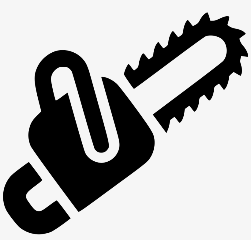 Chainsaw Comments - Tree Felling Icon, transparent png download
