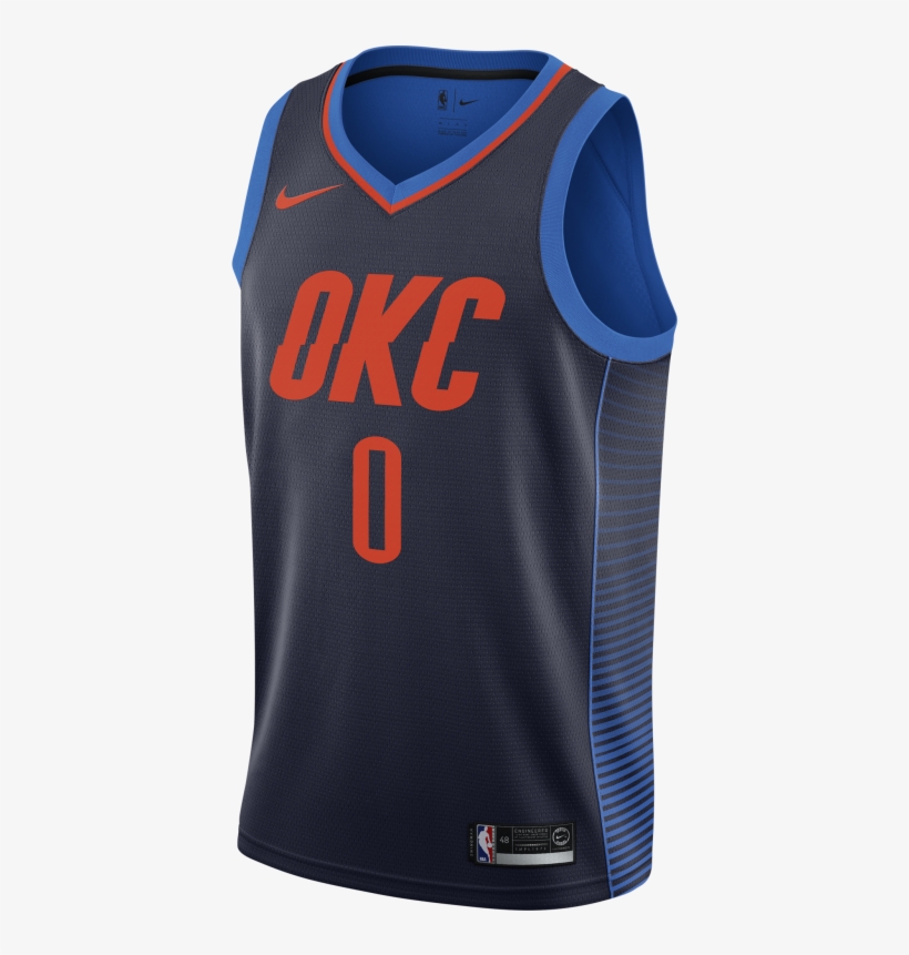 okc thunder navy jersey