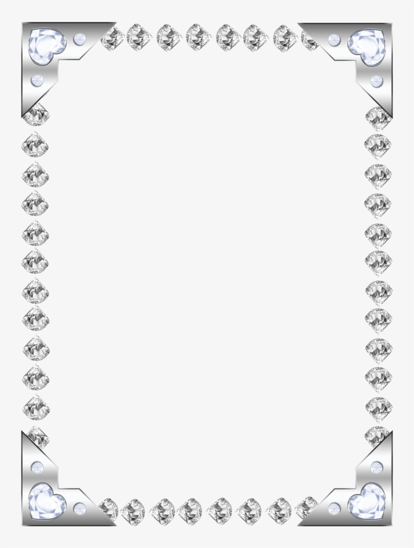 Diamond Frame Frameswalls Org Gems Border Pencil Diamond Frames PNG