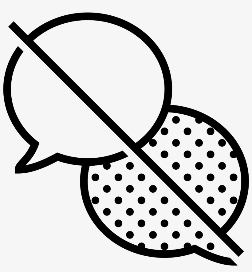 No Chat Icon - Icon, transparent png download