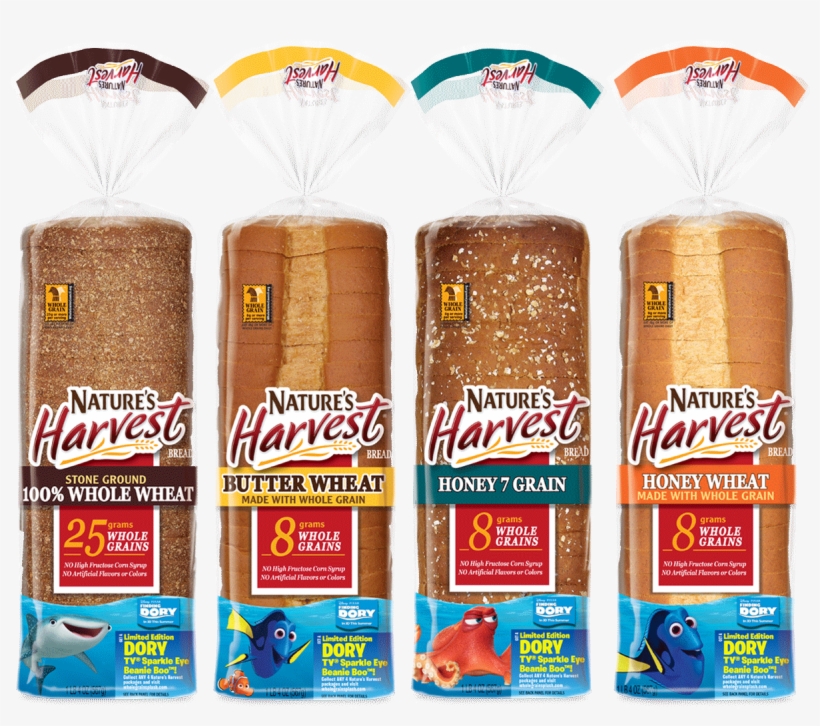 Nature's Harvest Finding Dory - Natures Harvest Bread, Honey 7 Grain - 20 Oz, transparent png download