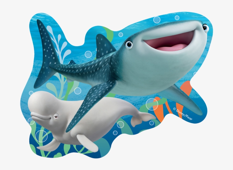 Disney - Jumbo Finding Dory 4 In 1 Shaped Jigsaw Puzzles, transparent png download