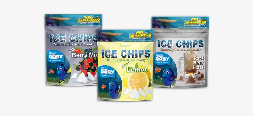 Ice Chips Candy Finding Dory - Bony-fish, transparent png download