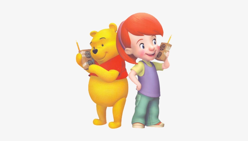 Pooh Darbywalkie - Disney Winnie The Pooh Figure Wall Stickers, transparent png download