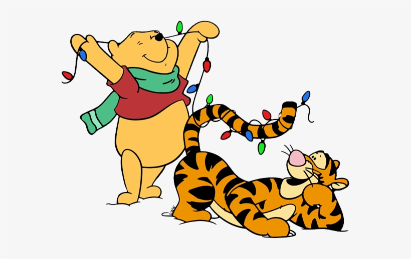 Angel Pooh, Tigger Christmas Lights - 跳 跳 虎 图片, transparent png download