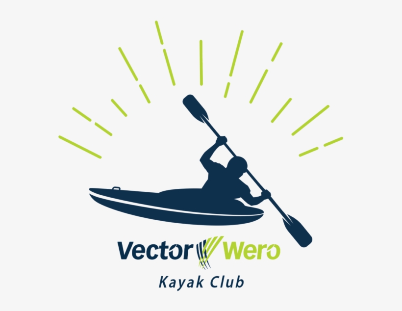 Vector Wero Kayak Club Icon Logo - Paddle, transparent png download
