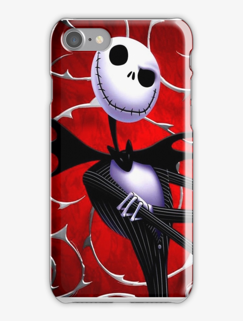 Jack Skellington In Red Iphone 7 Snap Case - Nightmare Before Christmas - Jack 3-d Bookmark, transparent png download