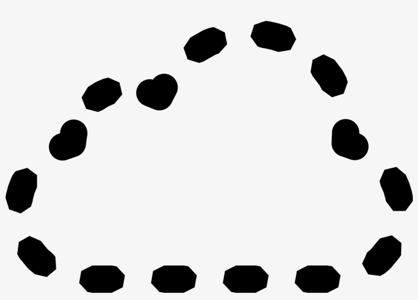 Nube Discontinua Icon - Icon, transparent png download