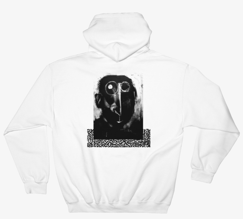 Foad Portrait Hoodie Back Print - Hoodie, transparent png download