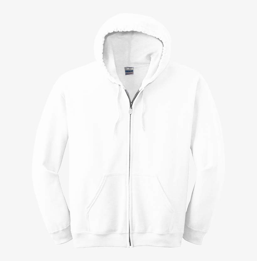 gildan white hoodie