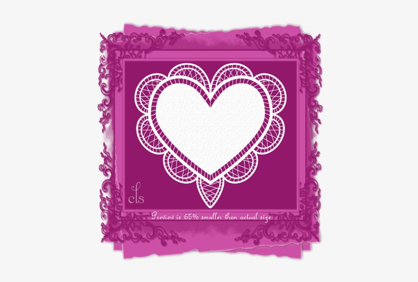 I Hope You Like My Battenburg Lace Heart - Good Luck Quotes, transparent png download