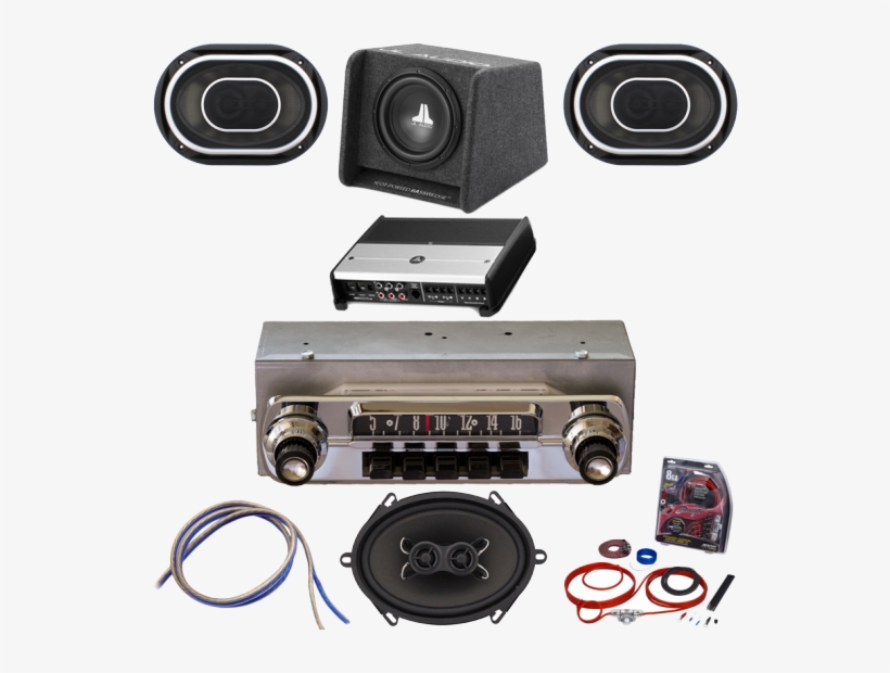 1962 -63 Ford Fairlane Radio With Bluetooth Jl Audio - 1968 Camaro Radio Bluetooth, transparent png download