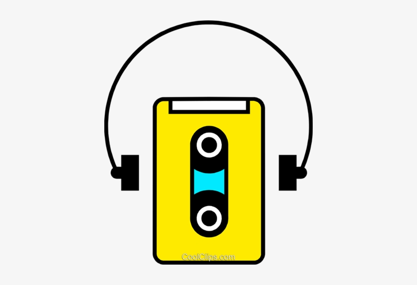 Personal Stereo Royalty Free Vector Clip Art Illustration - Clip Art, transparent png download