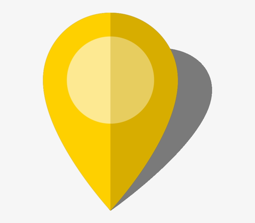 Download Simple Location Map Pin Icon10 Yellow Free Vector Data 