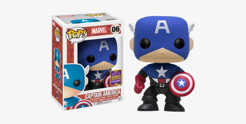 Captain America Sdcc 2017 Us Exclusive Pop Vinyl [ - Sdcc 2017 Exclusives Funko, transparent png download