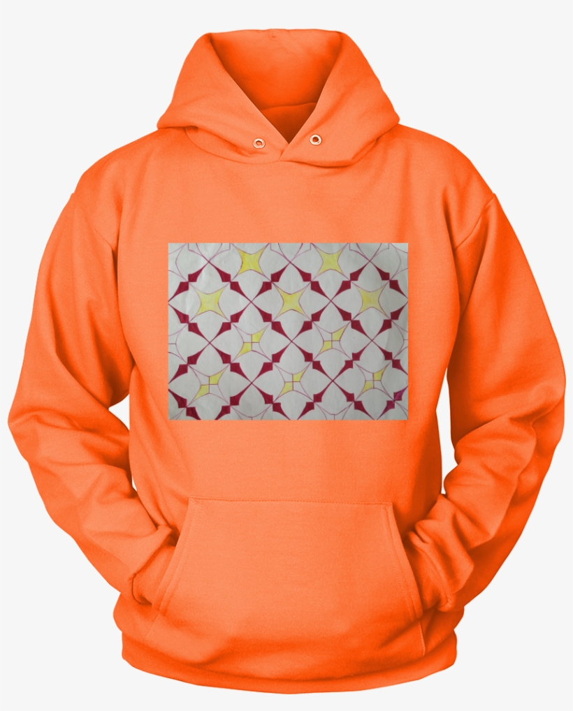 Hoodie Star Burst Block Art Hoodies Light Colors - Loot Llama, transparent png download