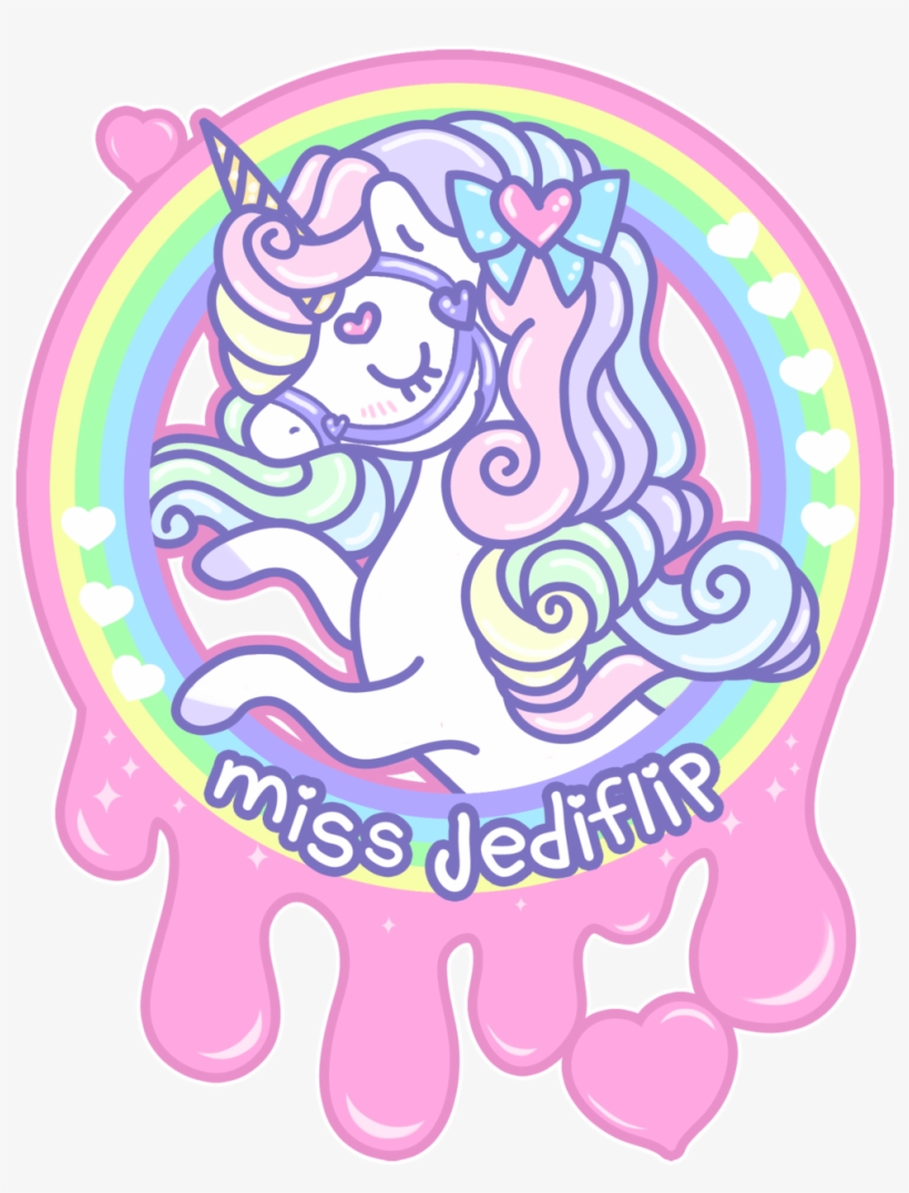 Rainbow Unicorn Logo By Missjediflip On Deviant - Logo Unicorn, transparent png download