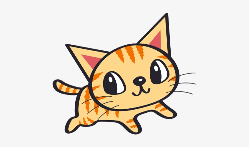 Catjumping - Cat Jumping Cartoon Png, transparent png download