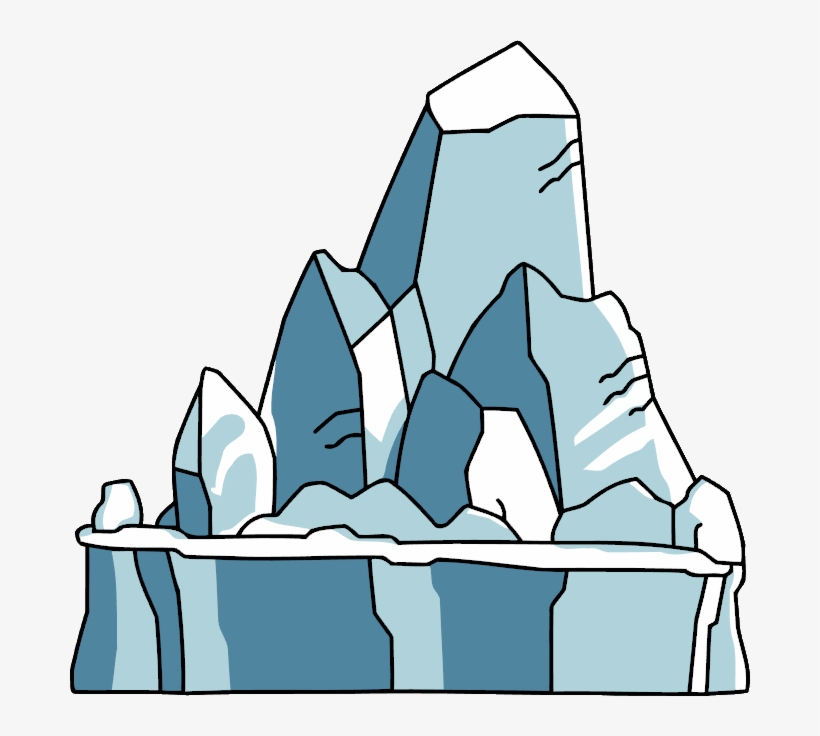 Svg Black And White Download Collection Of Transparent - Glacier Clipart Png, transparent png download