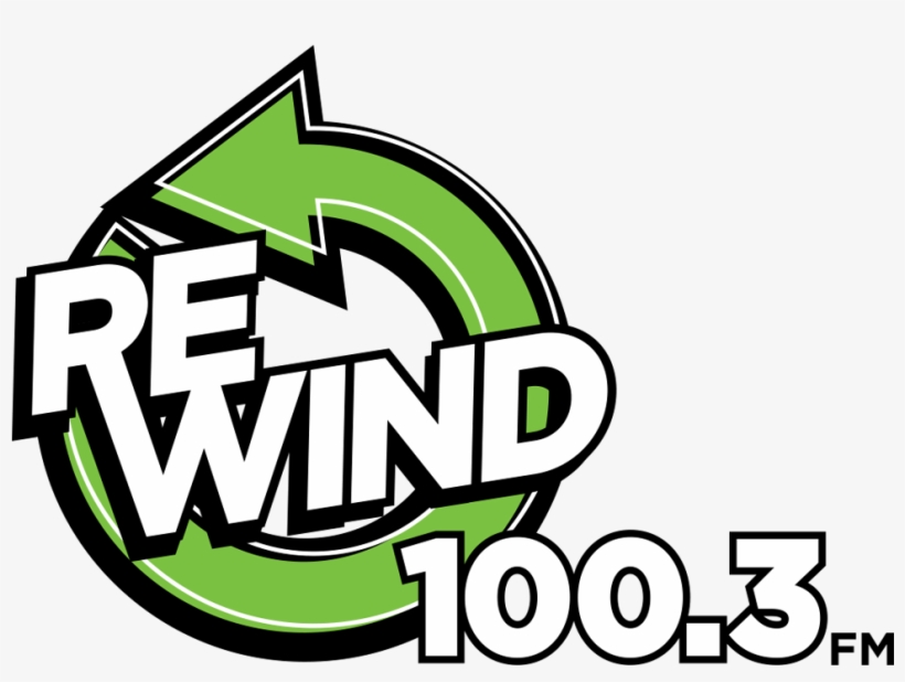 Rewind 100.3, transparent png download