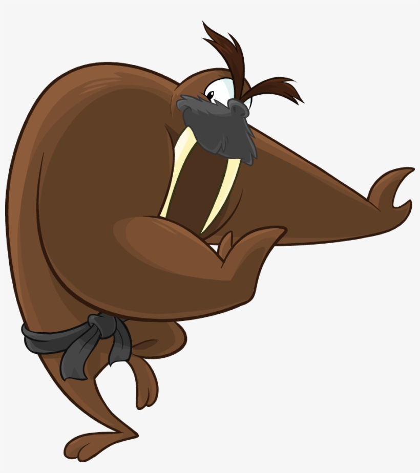 Walrus Restored - Club Penguin Herbert Kong Game, transparent png download