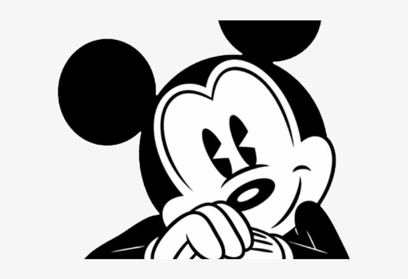 Black And White Mickey Mouse Free, transparent png download