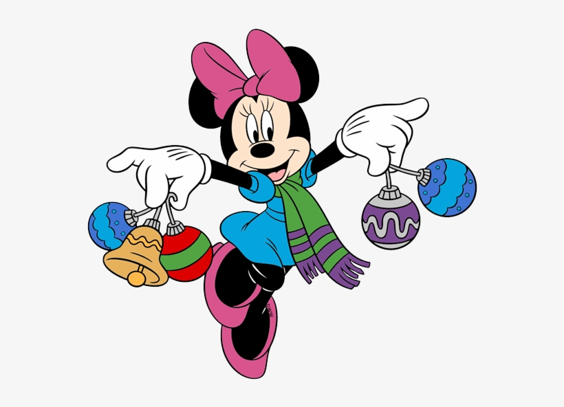 Face Minnie Mouse Ornaments - Colored Picture Of Minnie Mouse, transparent png download