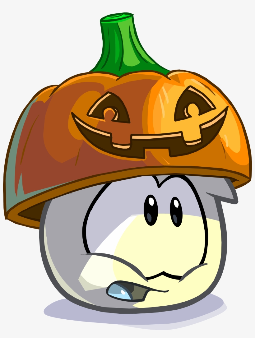 Puffle Con Calabaza - Club Penguin Puffle Calabaza, transparent png download