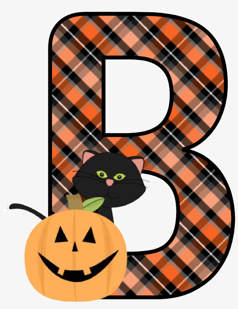Ch B *✿* Alfabeto Calabaza De Kid Sparkz Halloween - Halloween Theme Letters, transparent png download