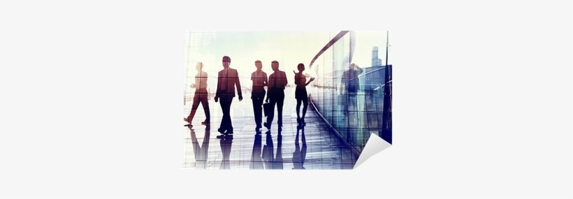 Silhouettes Of Business People Walking In The Office - International And Comparative Employment Relations:, transparent png download