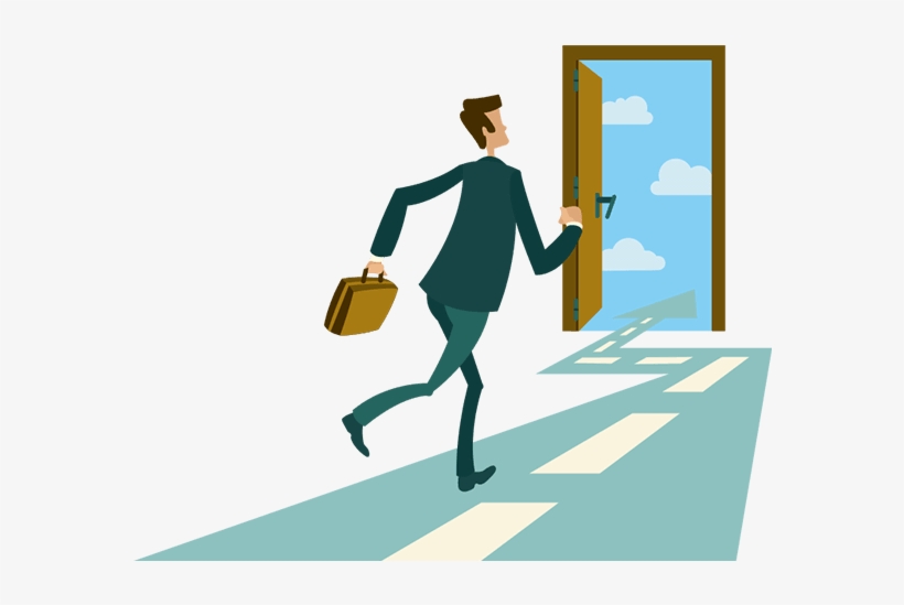 Maximise Gains And Minimise Tax When You Exit Your - Man Opening Door Vector, transparent png download