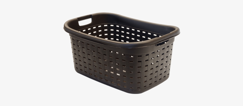 Heavy Duty Utility Weave Laundry Baskets Infocus - Brown Laundry Basket, transparent png download