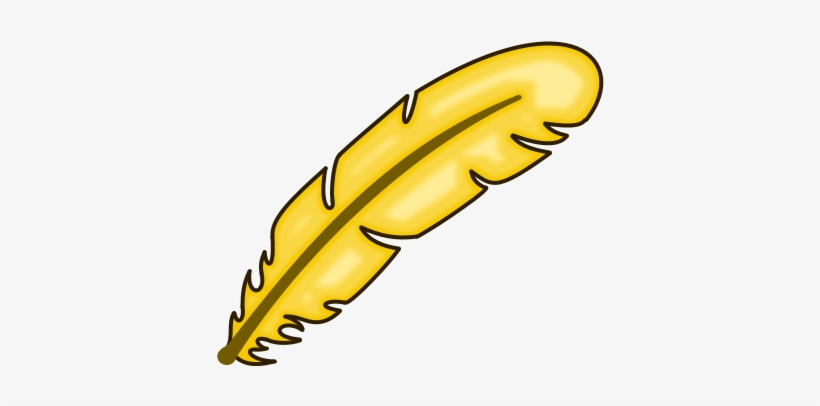 Gold Feather - Schemat Budowy Pióra Ptaka, transparent png download